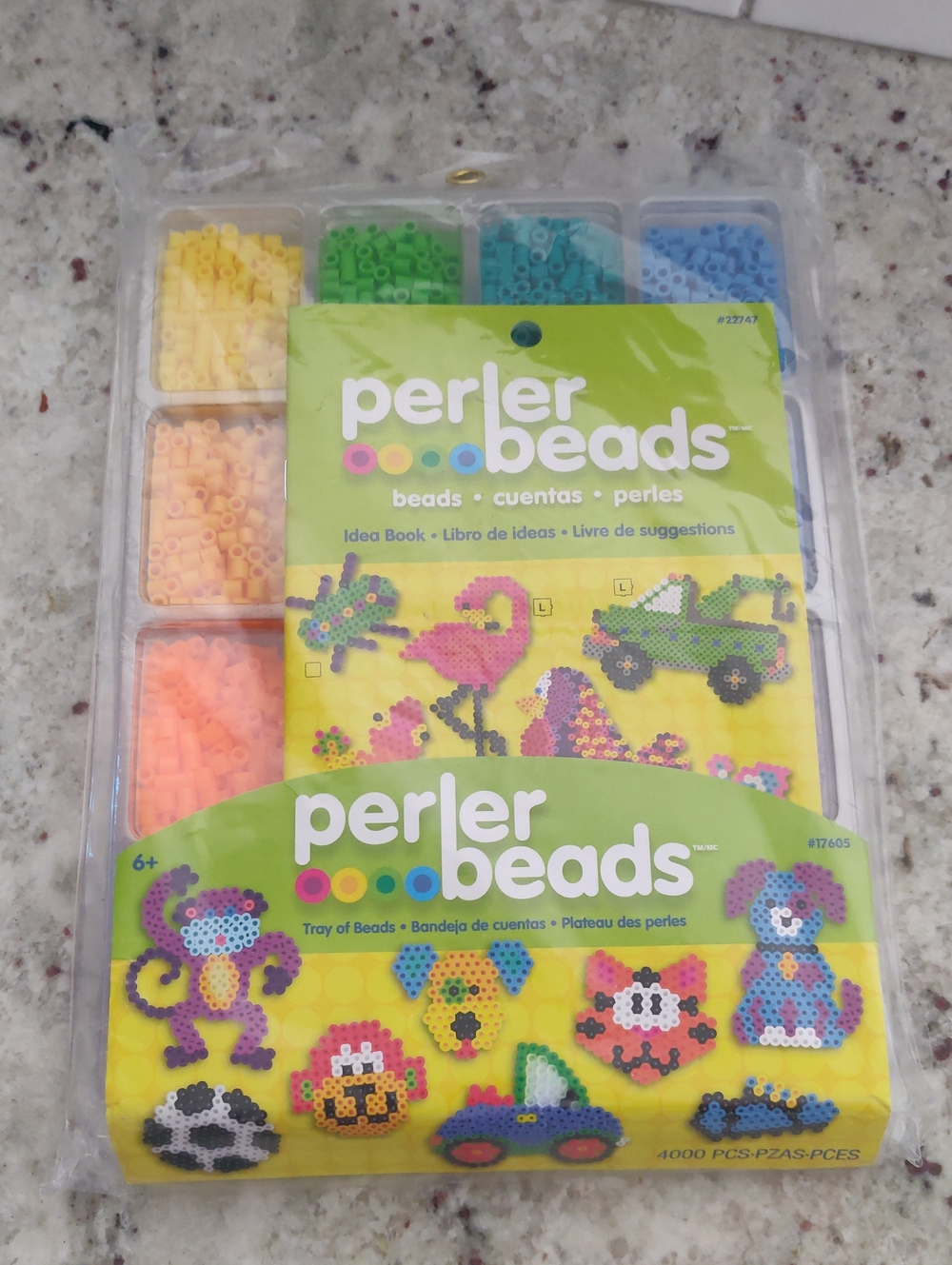 New!Perler Beads Box Set DIY Toy Kit Craft For Unisex Kids Design Fuse Play Y2K